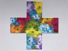 Load image into Gallery viewer, Framed Silk Floral Art