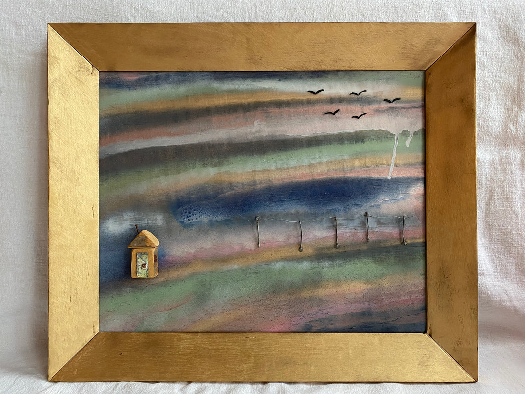 Old shed on the hill