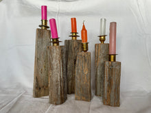 Load image into Gallery viewer, Fencepost Candlestick Holders
