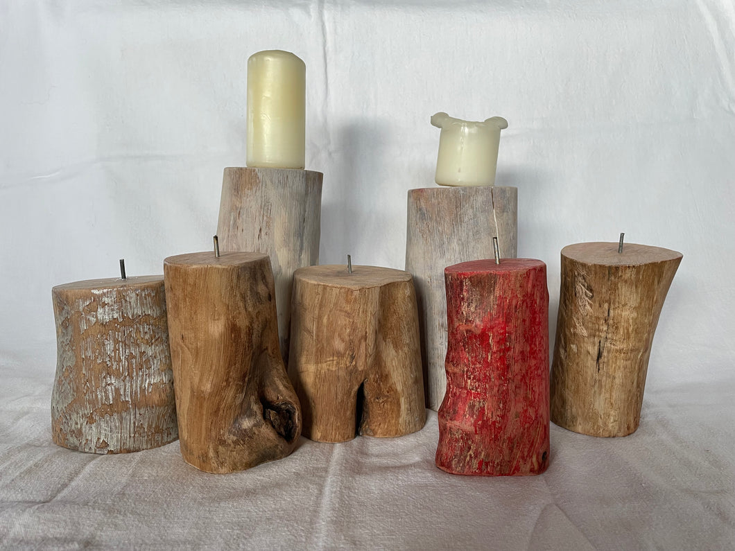 Recycled Manuka Candlesticks