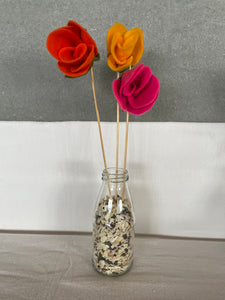 Felt Roses