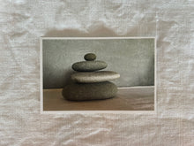 Load image into Gallery viewer, Postcard Print - stack of stones
