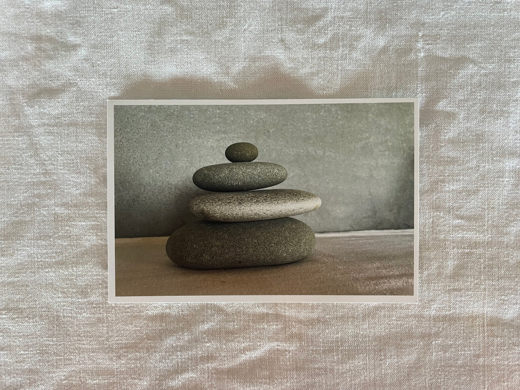 Postcard Print - stack of stones