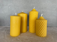 Load image into Gallery viewer, Beeswax Pillar Candles - Honey comb
