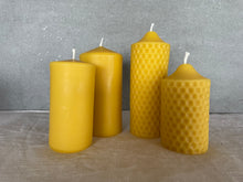 Load image into Gallery viewer, Beeswax Pillar Candles- Plain
