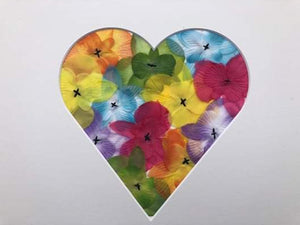 Framed Silk Floral Art
