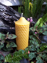 Load image into Gallery viewer, Beeswax Pillar Candles - Honey comb
